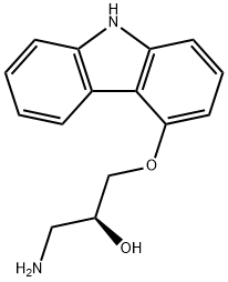 (S)-1-AMINO-3-(9H-CARBAZOL-4-YLOXY)-2-PROPANOL Structure