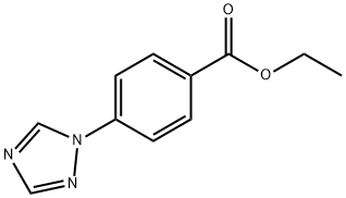 4-(1-三唑基)苯甲酸乙酯 结构式