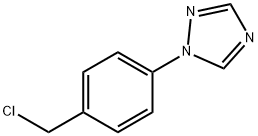 1-[4-(chloromethyl)phenyl]-1H-1,2,4-triazole Structure