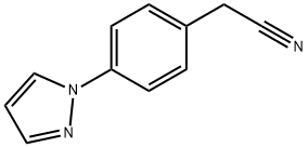 4-(1H-PYRAZOL-1-YL)PHENYL]ACETONITRILE Struktur