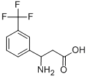 3-AMINO-3-[3-(TRIFLUOROMETHYL)PHENYL]PROPANOIC ACID Structure