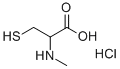 3-巯基-2-(甲基氨基)丙酸盐酸盐,14344-46-8,结构式