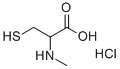 3-MERCAPTO-2-(METHYLAMINO)PROPANOIC ACID HYDROCHLORIDE Structure