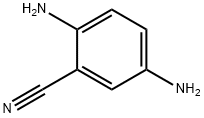 2,5-二氨基苯甲腈, 14346-13-5, 结构式