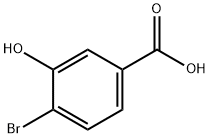 4-ブロモ-3-ヒドロキシ安息香酸 化学構造式