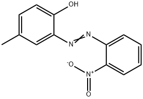 2'-ニトロ-5-メチルアゾベンゼン-2-オール 化学構造式