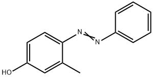 3-Methyl-4-phenylazophenol Structure