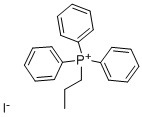 Propyltriphenylphosphonium iodide Struktur