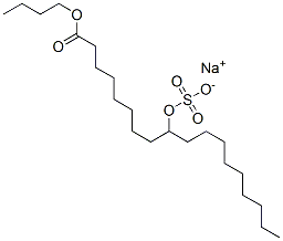 sodium 1-butyl 9-(sulphonatooxy)octadecanoate|SODIUM BUTYL 9-(SULFOOXY)STEARATE