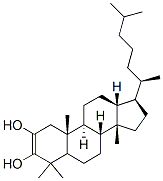 达玛烯二醇 II,14351-29-2,结构式