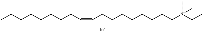 Oleyl dimethyl ethyl ammonium bromide Struktur