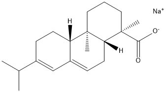 松香酸钠 结构式