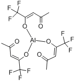 TRIS(TRIFLUORO-2,4-PENTANEDIONATO)ALUMINUM(III) Struktur