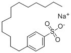 4-トリデシルベンゼン1-スルホン酸ナトリウム 化学構造式
