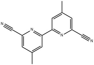 6,6'-DICYANO-4,4'-DIMETHYL-2,2'-BIPYRIDINE 化学構造式