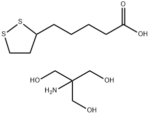 R-alpha-Lipoic acid tromethamine salt Structure