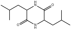 环(亮氨酸-亮氨酸)二肽, 1436-27-7, 结构式