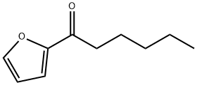 (2-フラニル)ペンチルケトン 化学構造式