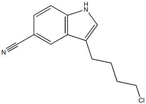 3-(4-Chlorbutyl)-1H-indol-5-carbonitril Structure