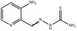 2-[(3-アミノピリジン-2-イル)メチレン]ヒドラジンカルボチオアミド 化学構造式