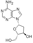 2'-デオキシ-L-アデノシン 化学構造式