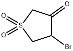 4-Bromo-1,1-dioxo-tetrahydrothiophen-3-one Structure