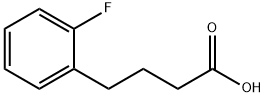 4-(2-フルオロフェニル)ブタン酸 化学構造式