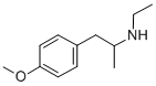 N-ethyl-p-methoxy-alpha-methylphenethylamine  Structure