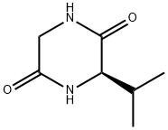 (R)-3-Isopropyl-2,5-piperazinedione Structure