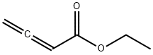 2,3-ブタジエン酸エチル 化学構造式