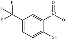 2-ニトロ-4-(トリフルオロメチル)ベンゼンチオール 化学構造式