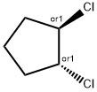 TRANS-1,2-ジクロロシクロペンタン 化学構造式