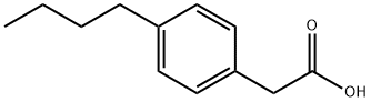 4-ブチルベンゼン酢酸 化学構造式