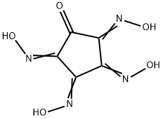 2,3,4,5-Tetrakis(hydroxyimino)cyclopentanone Struktur