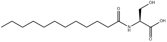 N-Dodecanoyl-L-serine Structure