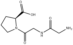 H-GLY-GLY-PRO-OH,14379-76-1,结构式