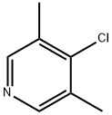 4-氯-3,5-二甲基吡啶 结构式