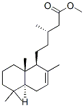 (1S,βS)-1,4,4aα,5,6,7,8,8a-Octahydro-β,2,5,5,8aβ-pentamethyl-1β-naphthalenepentanoic acid methyl ester Struktur