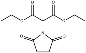 Propanedioic acid, (2,5-dioxo-1-pyrrolidinyl)-, diethyl ester 结构式