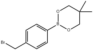 (3-BROMOMETHYLPHENYL)BORONIC ACID NEOPENTYL GLYCOL ESTER Struktur