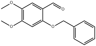 2-苯甲氧基-4,5-二甲氧基苯甲醛, 14382-86-6, 结构式