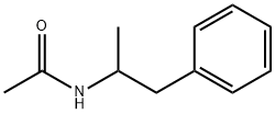 N-アセチルアンフェタミン 化学構造式
