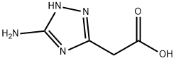 (5-氨基-1H-1,2,4-三唑-3-基)乙酸,143832-52-4,结构式