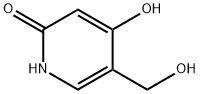 2,4-DIHYDROXY-5-HYDROXYMETHYLPYRIDINE Struktur