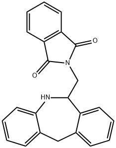 6-(邻苯二甲酰亚胺基甲基)-6,11-二氢-5H-二苯并-[b,e]氮杂卓, 143878-20-0, 结构式