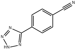 4-(2H-四唑-5-基)苯甲腈 结构式