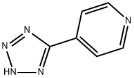 4-(1H-テトラゾール-5-イル)ピリジン 化学構造式