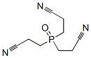tris(2-cyanoethyl)phosphine oxide Struktur