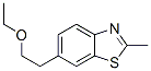 Benzothiazole, 6-(2-ethoxyethyl)-2-methyl- (7CI,8CI) Struktur