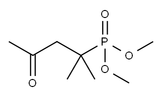 ジメホスホン 化学構造式